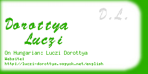 dorottya luczi business card